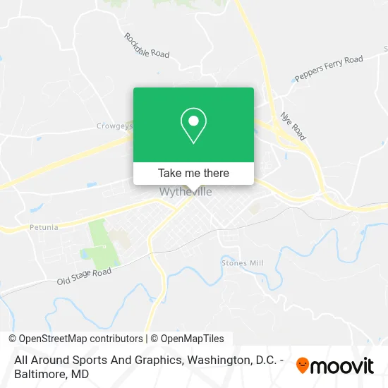 All Around Sports And Graphics map