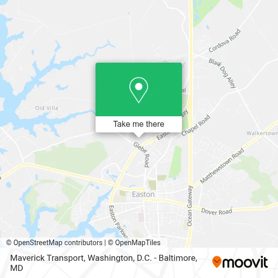 Maverick Transport map