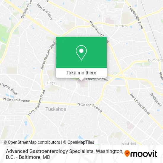 Advanced Gastroenterology Specialists map