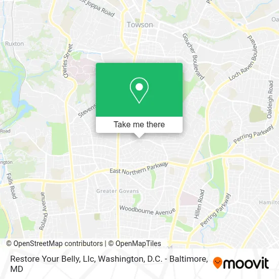 Restore Your Belly, Llc map