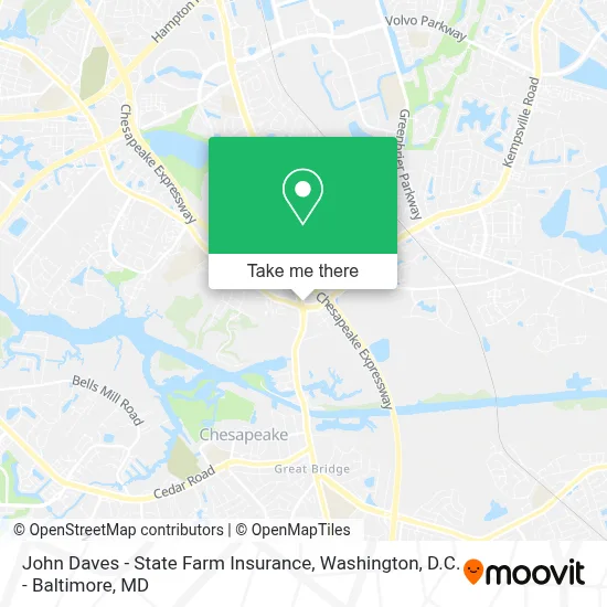 John Daves - State Farm Insurance map