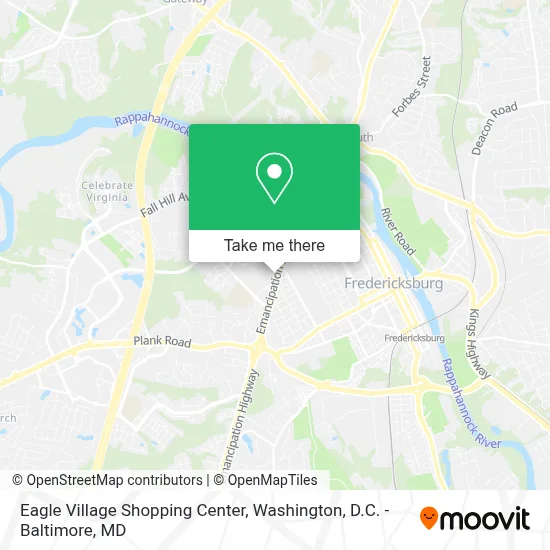 Eagle Village Shopping Center map