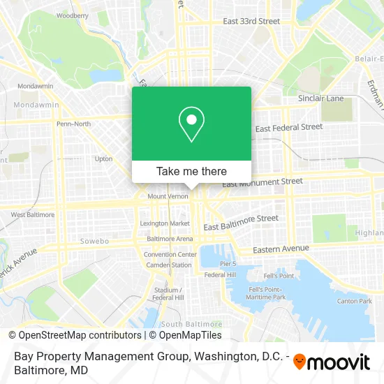 Bay Property Management Group map
