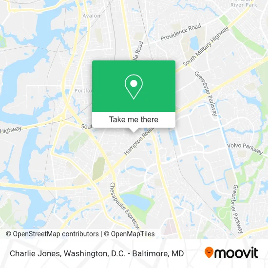 Charlie Jones map