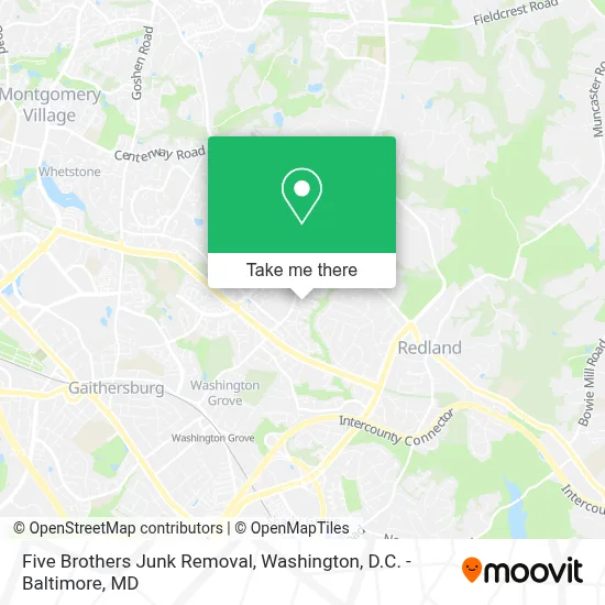 Five Brothers Junk Removal map