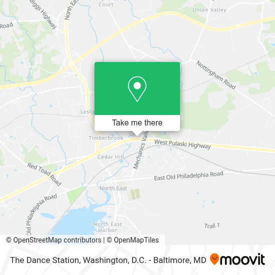 The Dance Station map