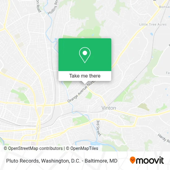 Pluto Records map