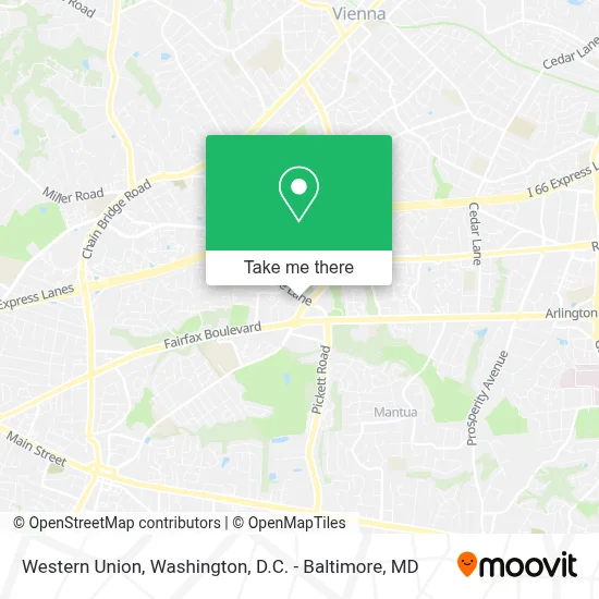 Western Union map