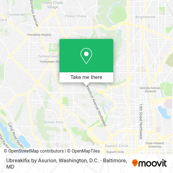 Ubreakifix by Asurion map