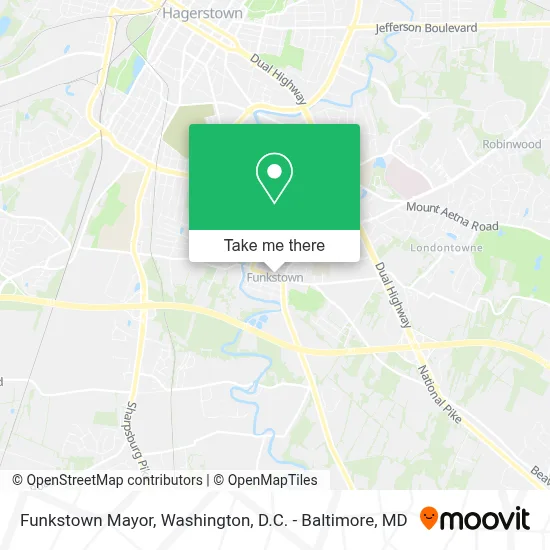Funkstown Mayor map