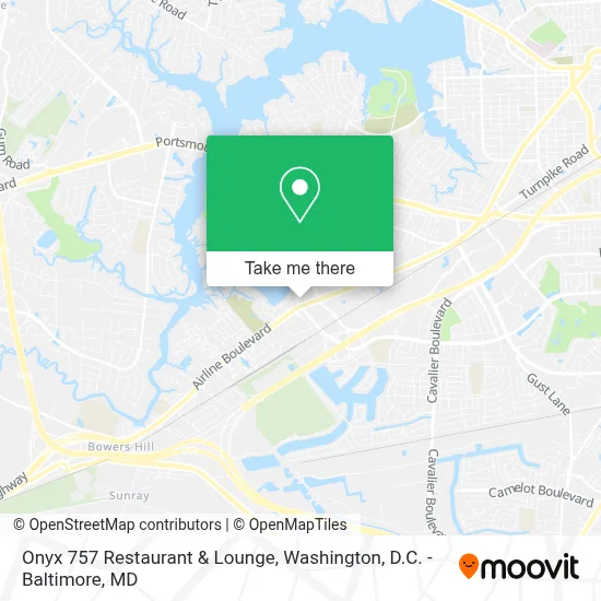 Onyx 757 Restaurant & Lounge map