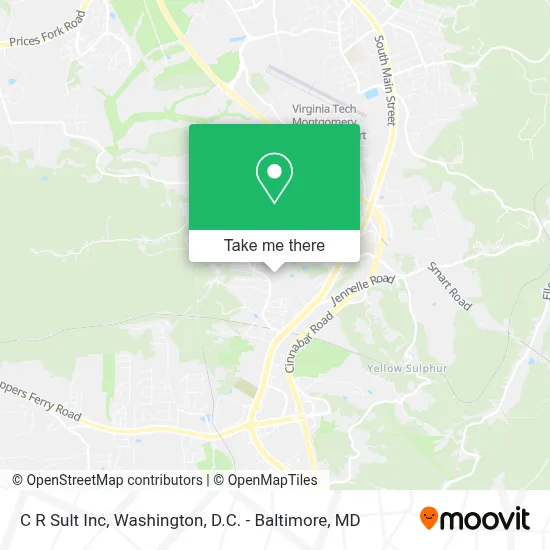 C R Sult Inc map