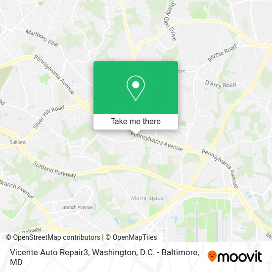 Vicente Auto Repair3 map