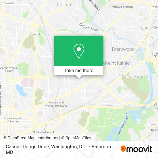 Casual Things Done map
