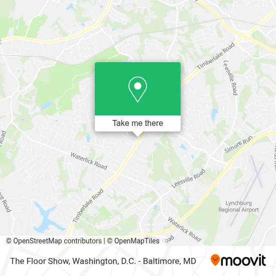 The Floor Show map