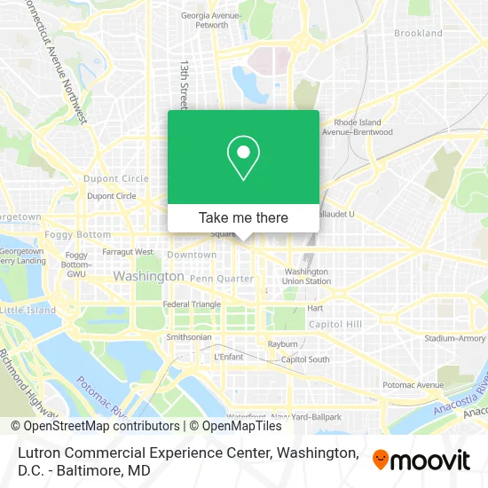 Lutron Commercial Experience Center map