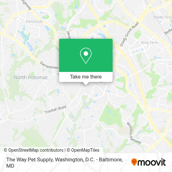 The Way Pet Supply map