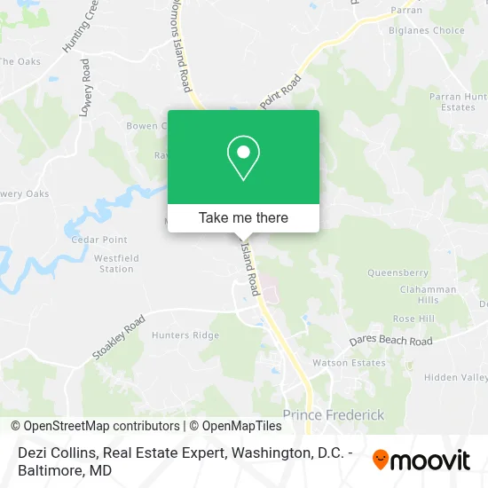 Dezi Collins, Real Estate Expert map