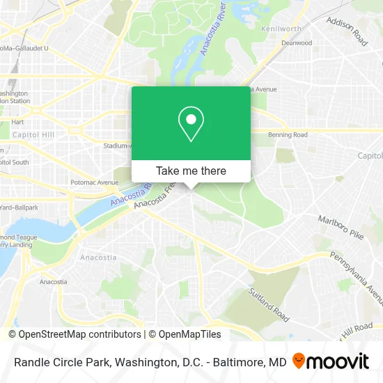 Randle Circle Park map