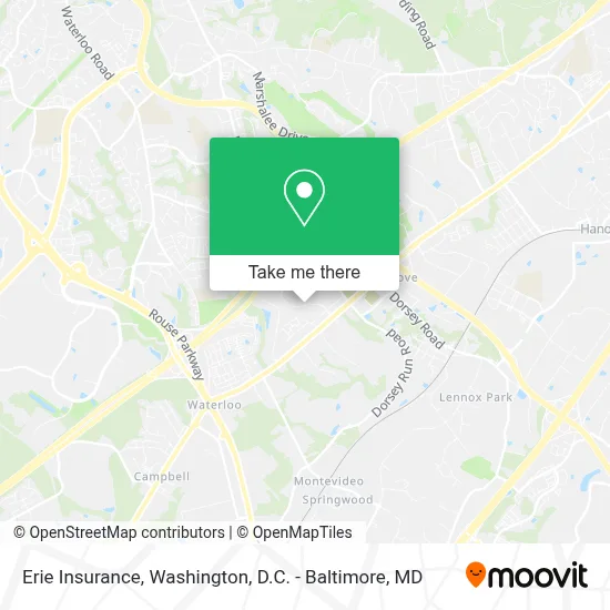 Erie Insurance map