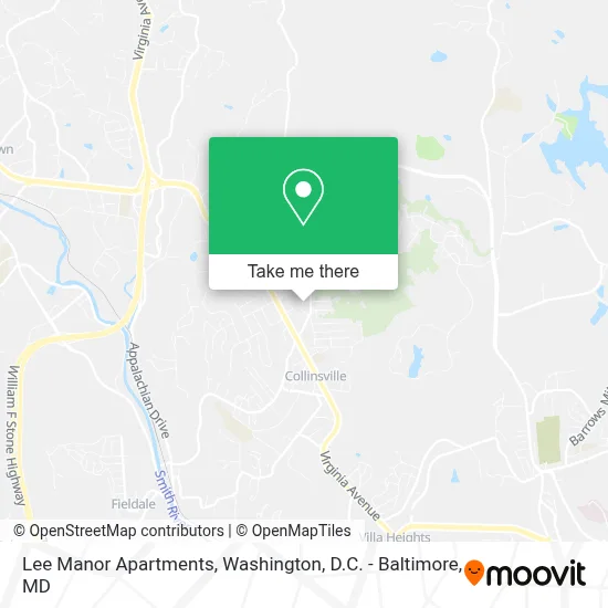 Lee Manor Apartments map