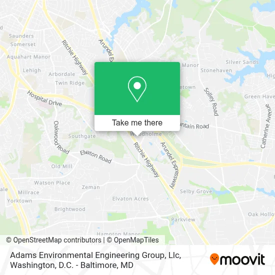 Adams Environmental Engineering Group, Llc map