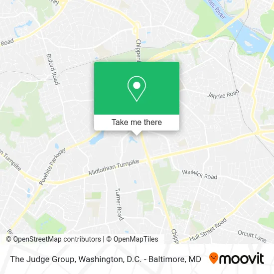 The Judge Group map