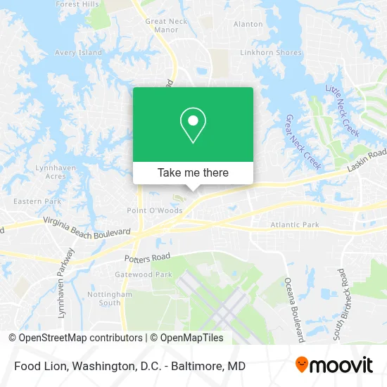 Food Lion map