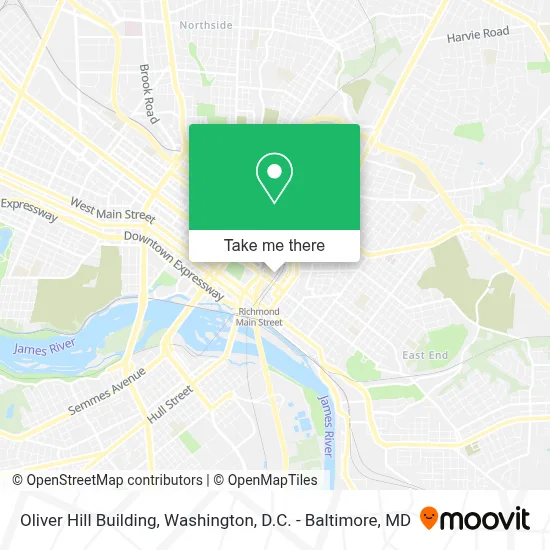 Oliver Hill Building map