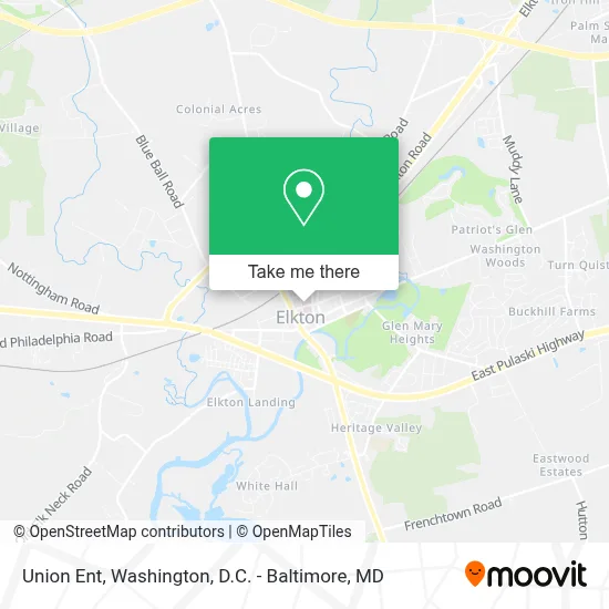 Union Ent map