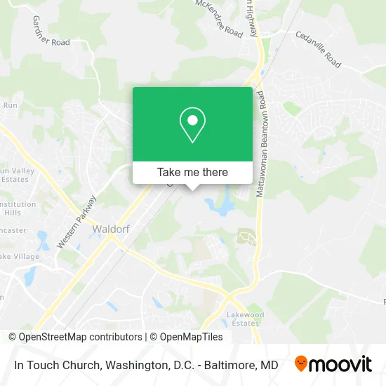 In Touch Church map