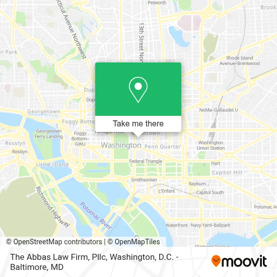 The Abbas Law Firm, Pllc map