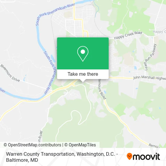 Warren County Transportation map