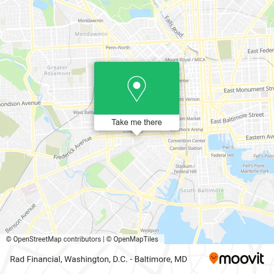 Rad Financial map