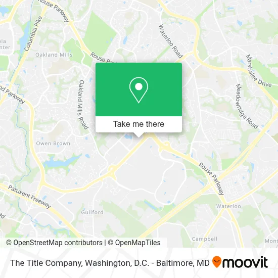 The Title Company map