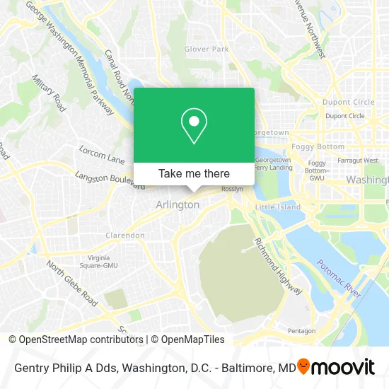 Gentry Philip A Dds map