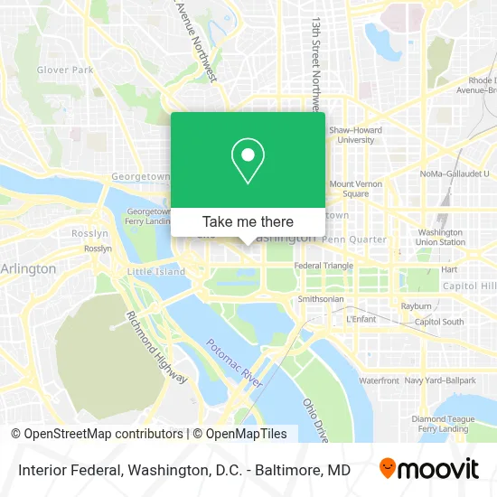 Interior Federal map