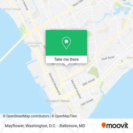 Mayflower map