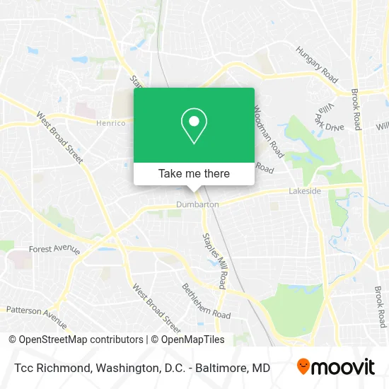 Tcc Richmond map