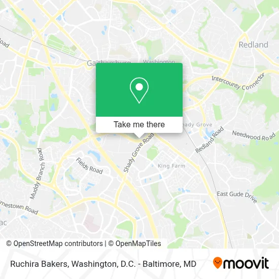 Ruchira Bakers map