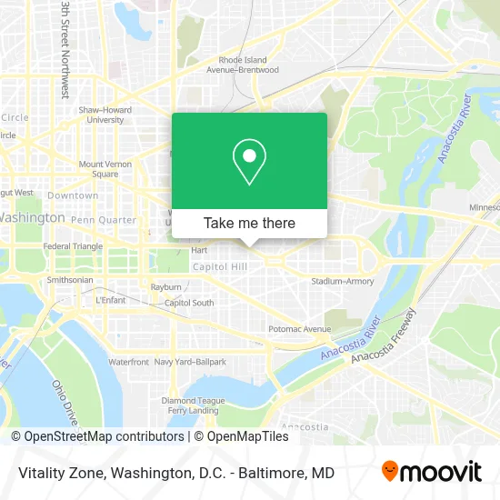 Vitality Zone map