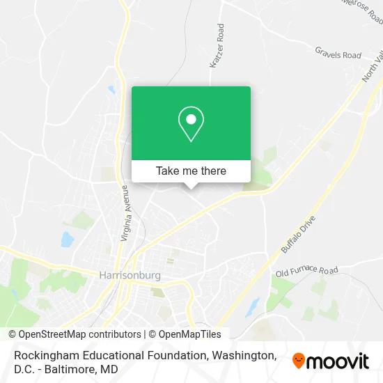 Rockingham Educational Foundation map