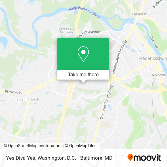 Yes Diva Yes map
