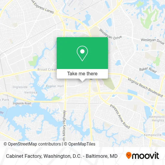 Cabinet Factory map