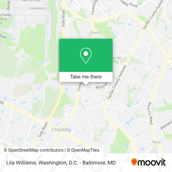 Lila Williams map