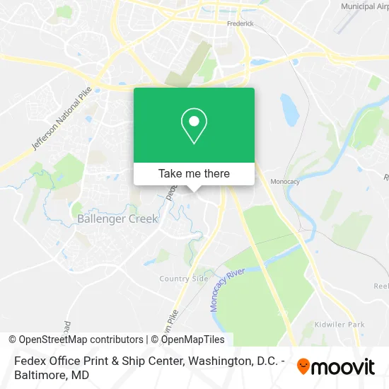 Fedex Office Print & Ship Center map