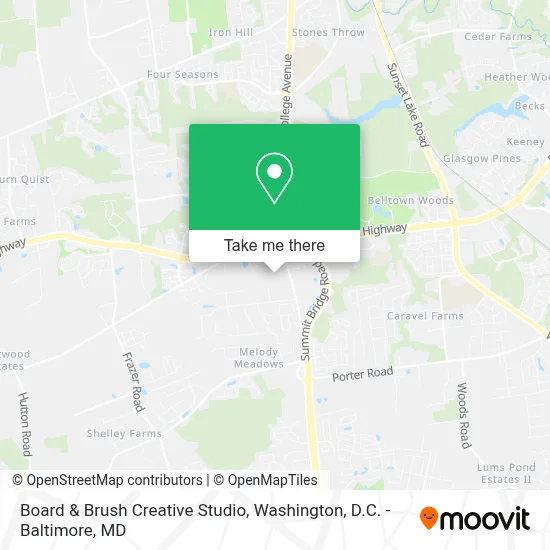 Board & Brush Creative Studio map