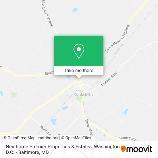 Nexthome Premier Properties & Estates map