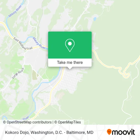 Kokoro Dojo map