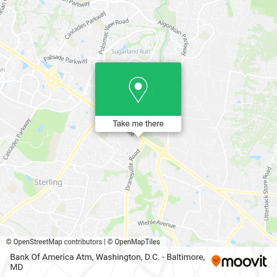 Bank Of America Atm map
